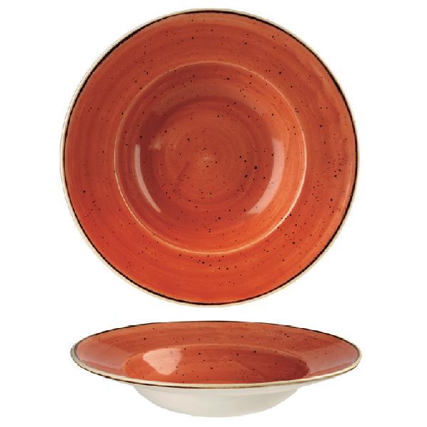 Тарелка для пасты 28см 0,47л, с широким бортом, Stonecast, цвет Spiced Orange SSOSVWBL1 - фото 1 - id-p172809006