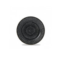Тарелка мелкая 17см, с бортом, цвет Charcoal Black, Studio Prints SPCBVP651