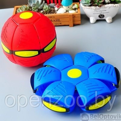 Светодиодный Мяч трансформер Cool Ball UFO для игр на открытом воздухе Красный - фото 6 - id-p171009267
