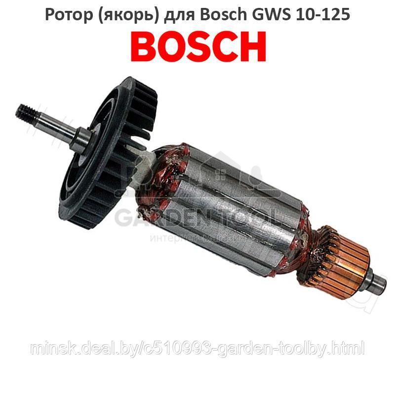 Ротор (якорь) на болгарку (УШМ) Bosch GWS 9-125, GWS 10-125 (002-0281) - фото 1 - id-p172822849