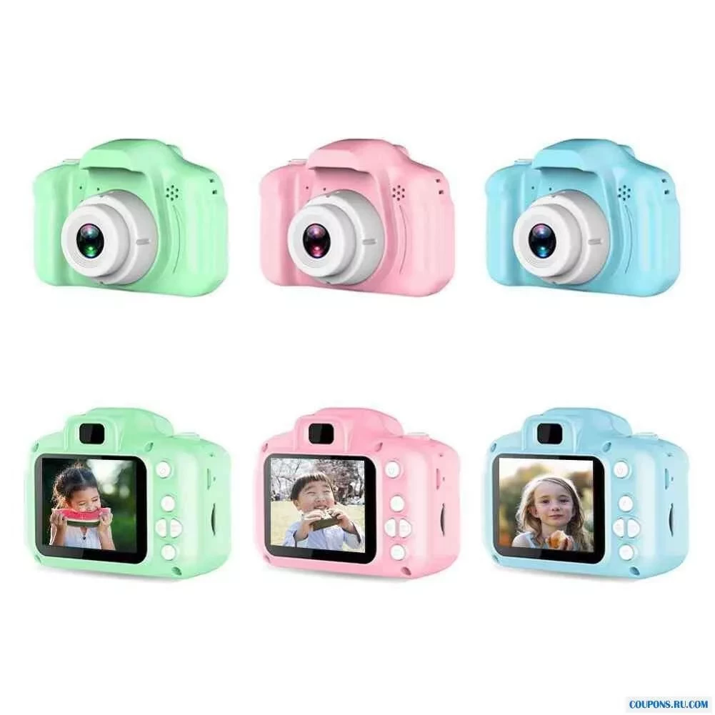 Детский фотоаппарат Fun Camera x2 (Зелёный) - фото 3 - id-p172822379