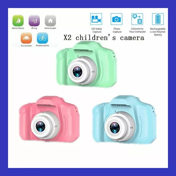 Детский фотоаппарат Fun Camera x2 (Зелёный) - фото 5 - id-p172822379