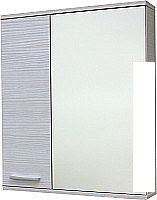 СанитаМебель Шкаф с зеркалом Прованс 101.650 (левый, белый)