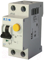 Дифференциальный автомат Eaton PFL6-20/1N/C/003, 1P+N, 20A, хар-ка C, 6kA, 30mA, тип АС, 2M