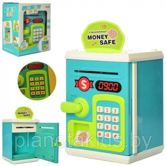Детский сейф банкомат купюроприемник. Деская копилка с купюроприемником и отпечатком пальца, Лол - фото 4 - id-p172835688