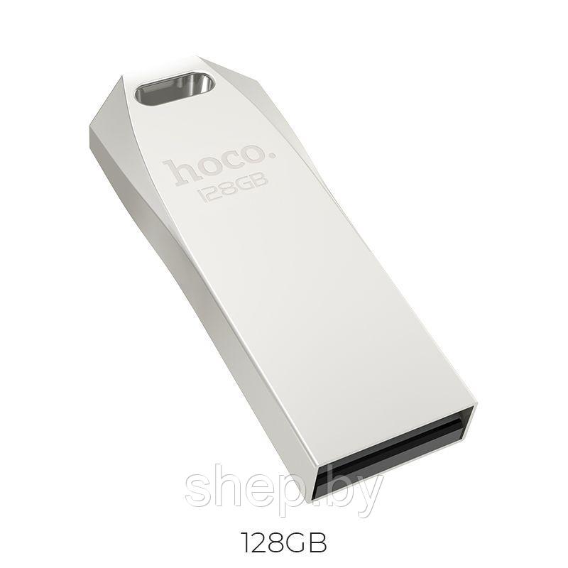 USB флэш-диск HOCO 128Gb UD4, цвет: серебристый - фото 1 - id-p172835750