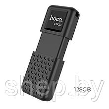 USB флэш-диск HOCO 128Gb UD6 USB2.0 HIGH-SPEED, цвет матовый черный