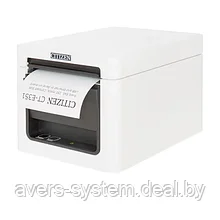 Принтер чековый Citizen CT-E351, Serial, USB, белый, 80 мм