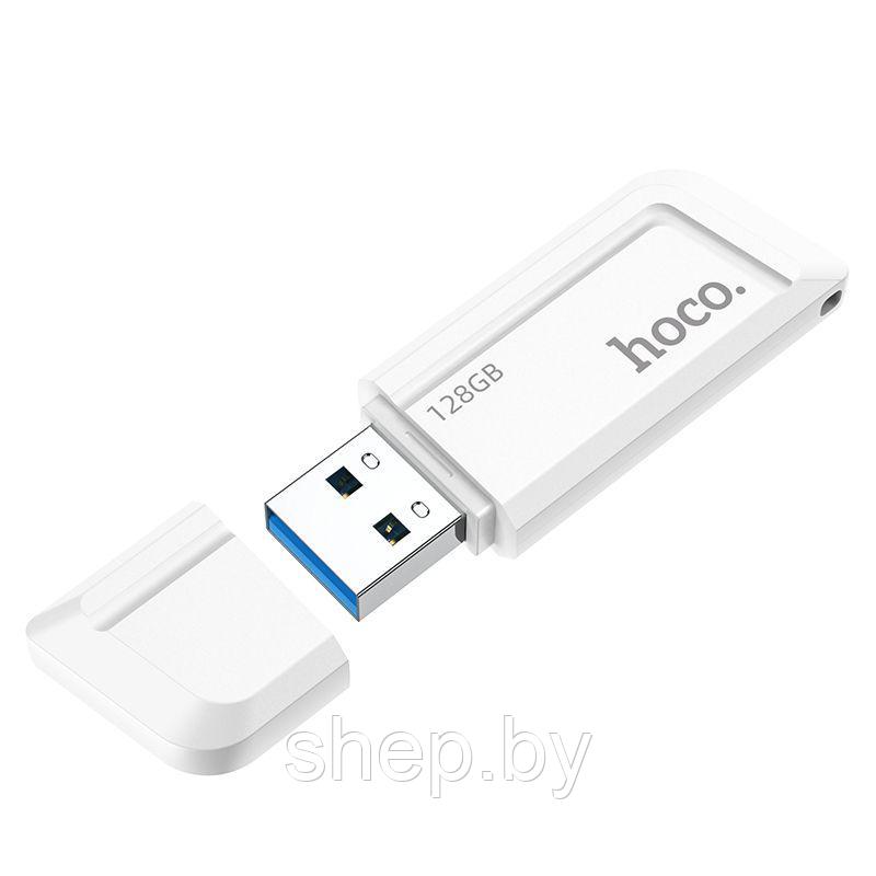 USB флэш-диск Hoco 128Gb UD11 USB3.0 корпус пластик цвет: белый - фото 1 - id-p172835767