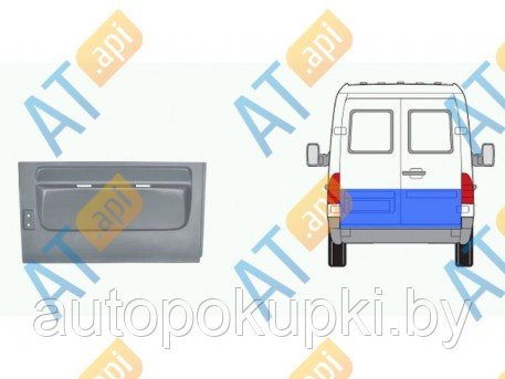 Железо двери MERCEDES SPRINTER 02.95-02.00, 50 cm, PBZ88018AL