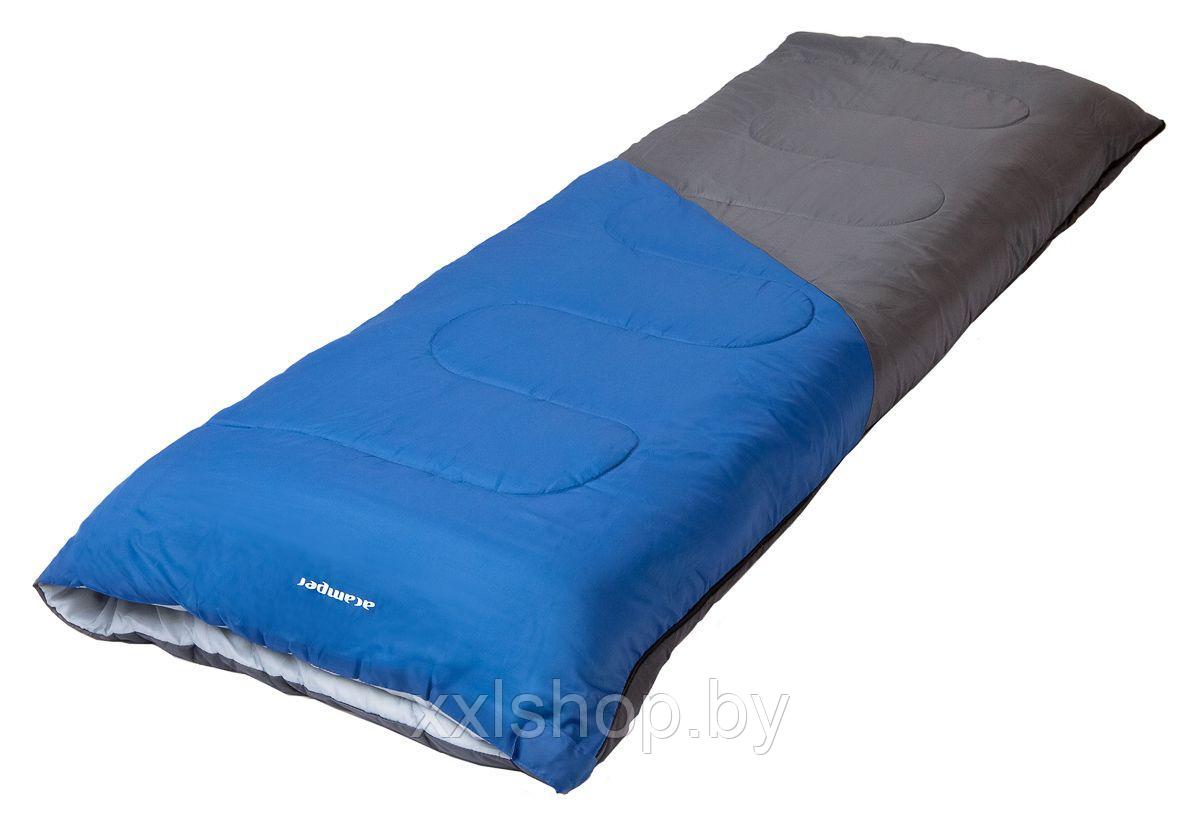 Спальный мешок Acamper Bruni 300г/м2 (gray-blue) - фото 1 - id-p172838896