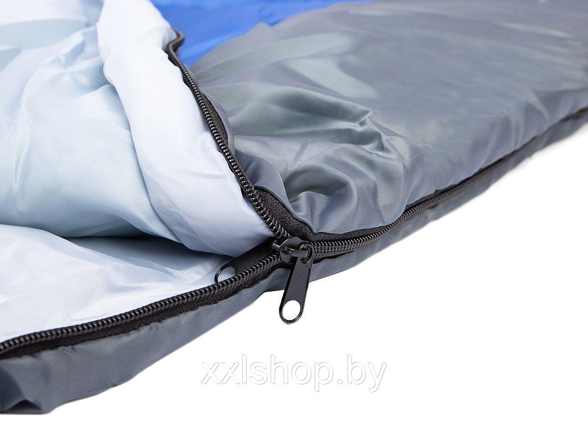 Спальный мешок Acamper Bergen 300г/м2 (gray-blue) - фото 4 - id-p172843351