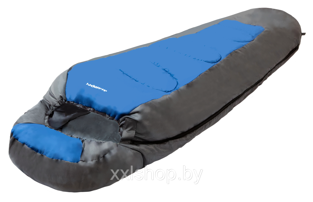 Спальный мешок Acamper Bergen 300г/м2 (gray-blue) - фото 1 - id-p172843351