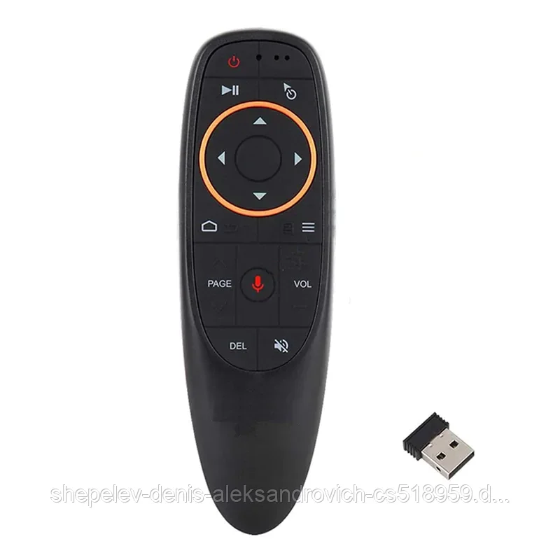 Аэромышь Пульт д/у с гироскопом Air remote mouse G10S Smart TV box/Android TV/ПК