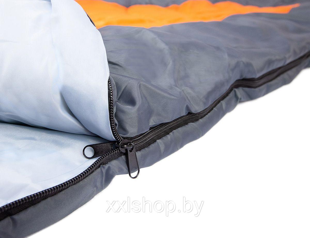 Спальный мешок Acamper Bergen 300г/м2 (gray-orange) - фото 4 - id-p172843603