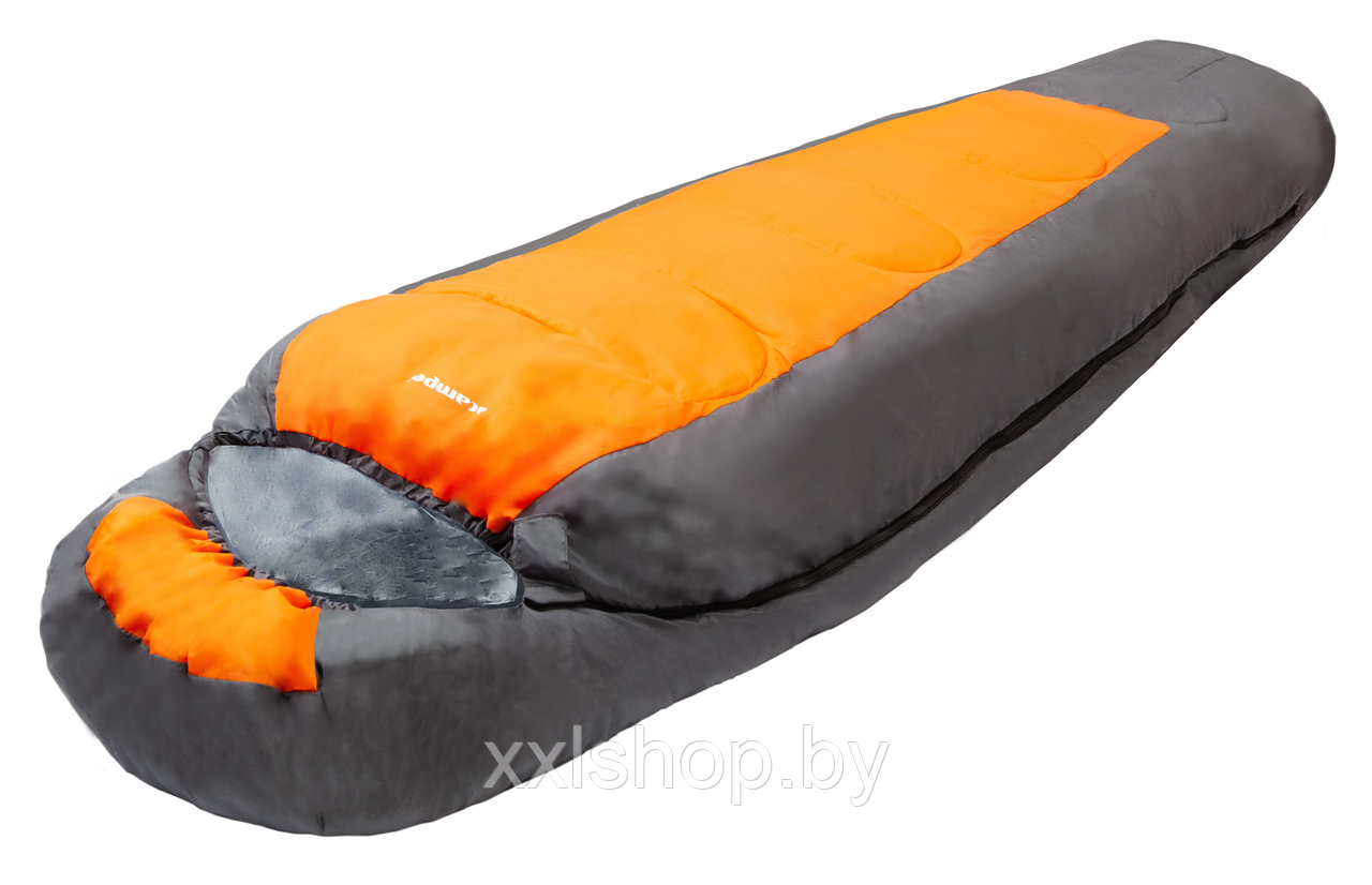 Спальный мешок Acamper Bergen 300г/м2 (gray-orange) - фото 1 - id-p172843603