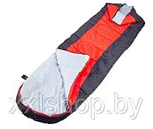 Спальный мешок Acamper Hygge 2*200г/м2 (black-red), фото 3