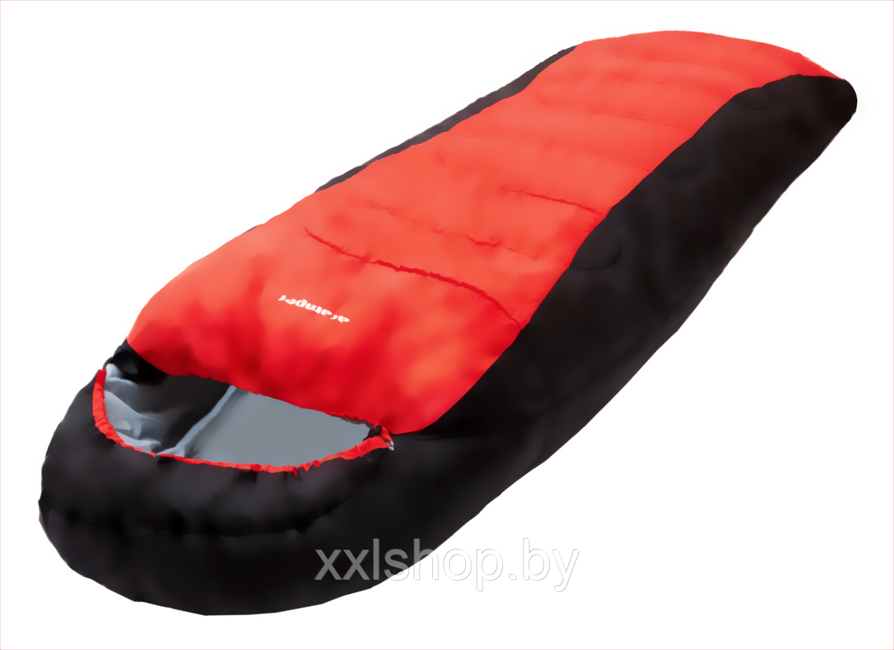 Спальный мешок Acamper Hygge 2*200г/м2 (black-red) - фото 1 - id-p172843745