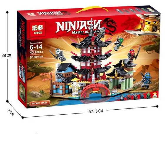 Детский конструктор Ninjago Ниндзяго арт. 76013 замок дракона, аналог лего Lego Ninjago Ниндзяго ниндзя го - фото 5 - id-p119034745