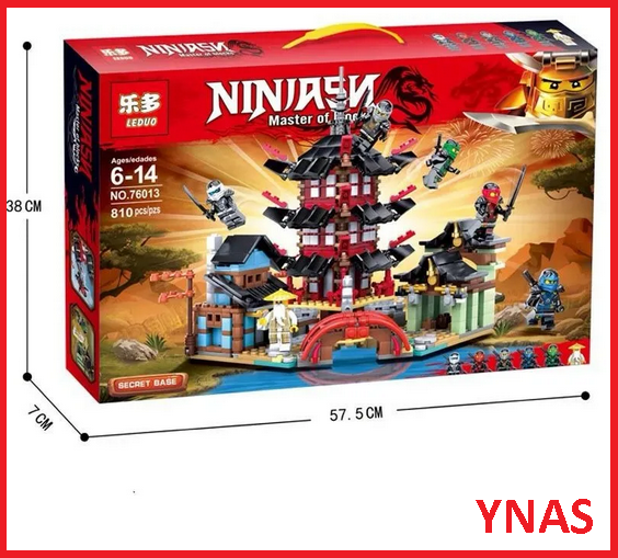 Детский конструктор Ninjago Ниндзяго арт. 76013 замок дракона, аналог лего Lego Ninjago Ниндзяго ниндзя го