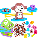 Детские счеты арифметические весы обезьянка, развивающая обуающая игрушка для детей малышей counting monkey, фото 2