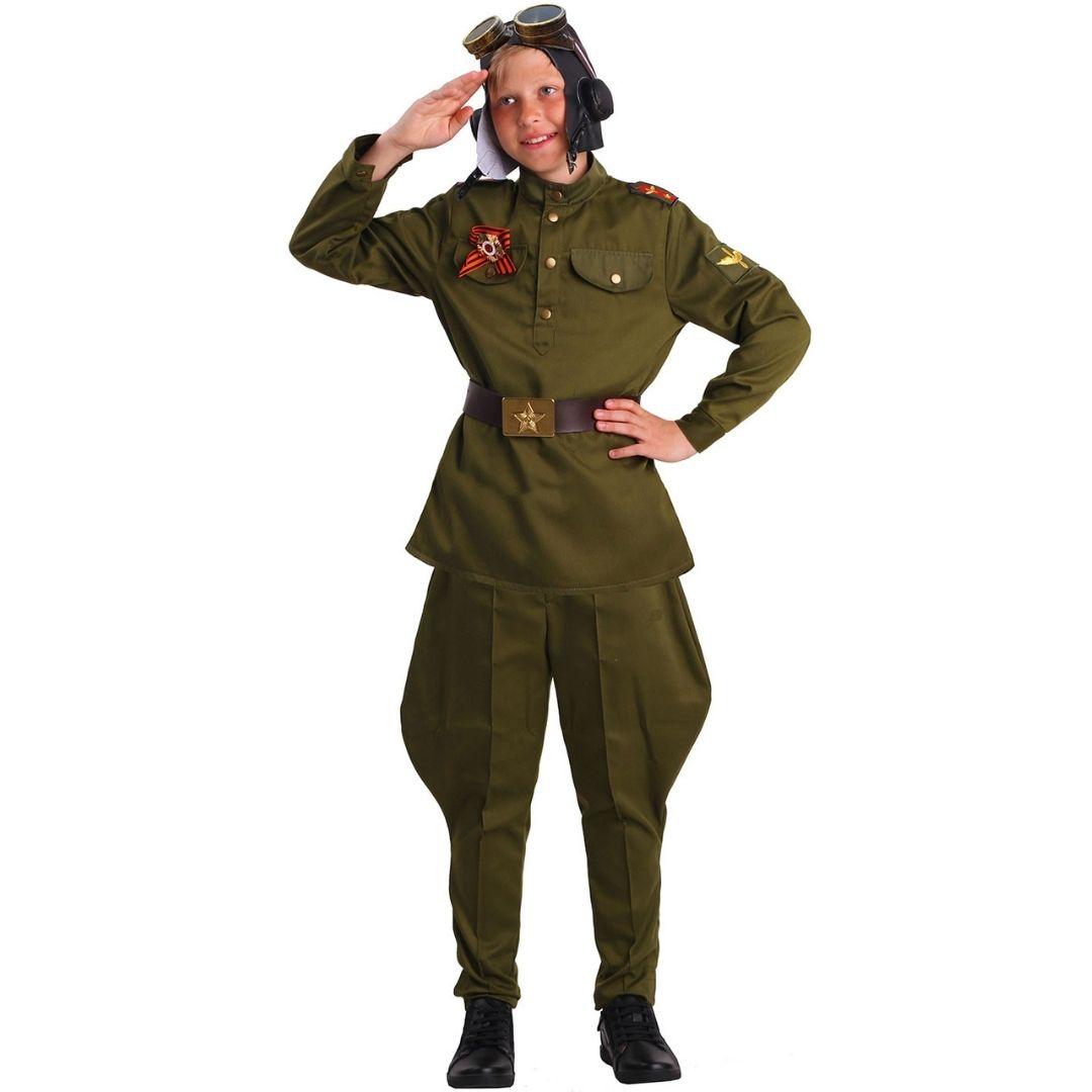 Детский костюм Военный летчик Пуговка 2076 к-19