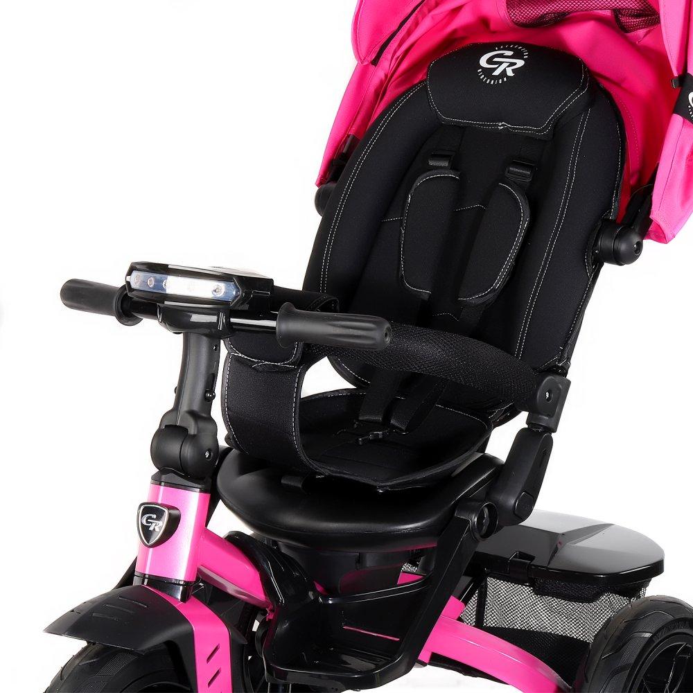 Детский трёхколесный велосипед City-Ride Lunar для детей от 6 месяцев до 5 лет розовый - фото 4 - id-p172848942
