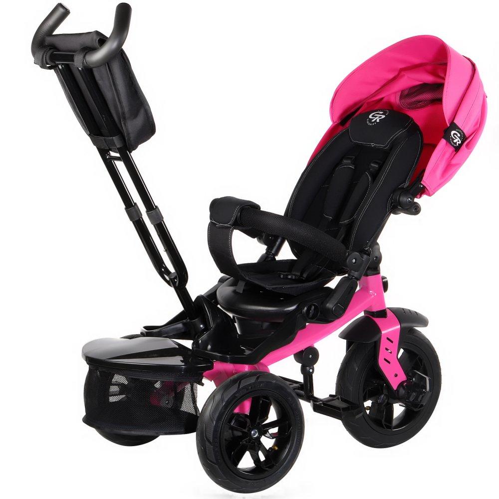 Детский трёхколесный велосипед City-Ride Lunar для детей от 6 месяцев до 5 лет розовый - фото 8 - id-p172848942