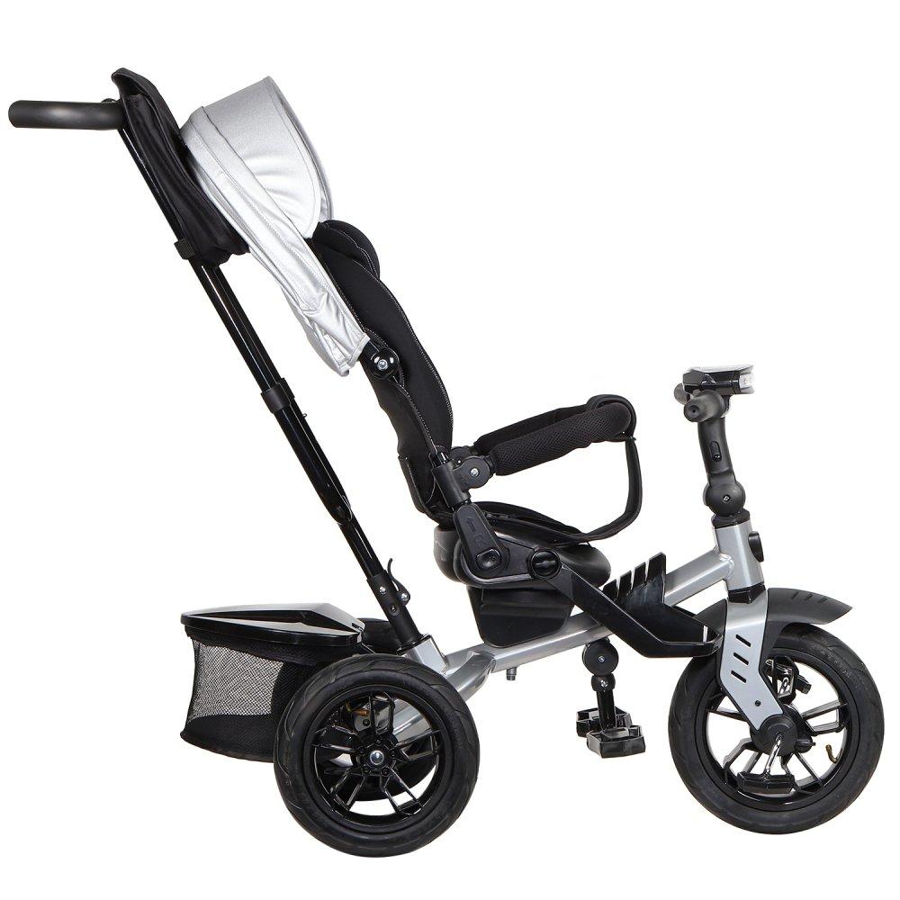 Детский трёхколесный велосипед City-Ride Lunar для детей от 6 месяцев до 5 лет серый - фото 5 - id-p172848944