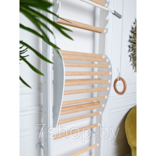 Шведская стенка PERFETTO SPORT Scala in legno 1 bianco-naturale PS-115 - фото 4 - id-p172851570