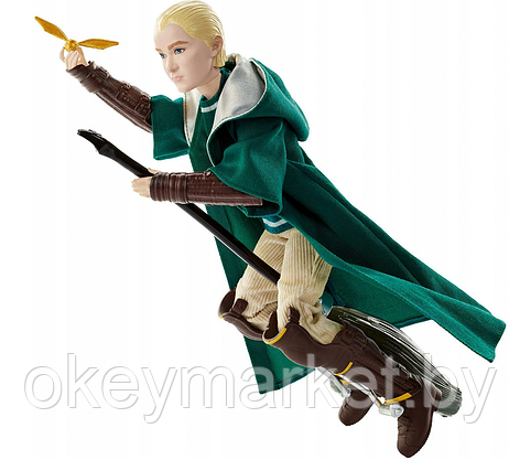 Кукла Гарри Поттер Драко Малфой - Квиддич , 25 см, Mattel GDJ71, фото 3