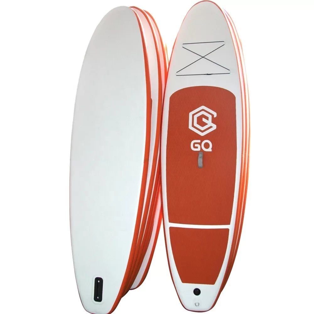 Доска SUP Board надувная (Сап Борд) GQ290 (белый/оранжевый) 9'5 (290см) - фото 4 - id-p146635109