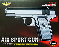 Пистолет К-113 / ТТ / AIR SPORT GUN / Пневматический / Детский / На пульках, фото 1