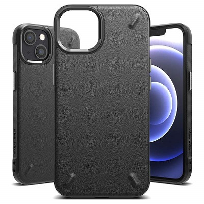 Силиконовый чехол Ringke Onyx TPU Case черный для Apple iPhone 13 - фото 2 - id-p172877938