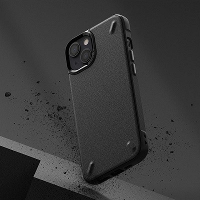 Силиконовый чехол Ringke Onyx TPU Case черный для Apple iPhone 13 - фото 3 - id-p172877938