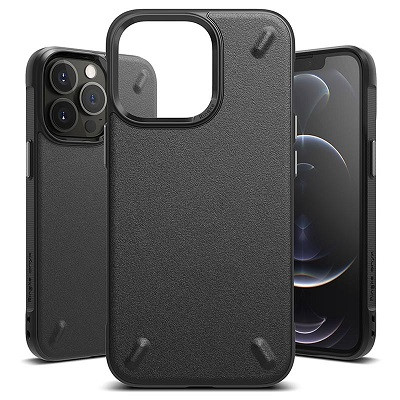 Силиконовый чехол Ringke Onyx TPU Case черный для Apple iPhone 13 Pro Max - фото 2 - id-p172877940