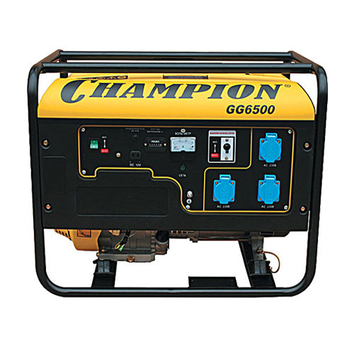 Генератор бензиновый CHAMPION GG6500 (420, 5/5, 5 кВт., 16л.с., 25л., 2,5л/ч., 12 V)