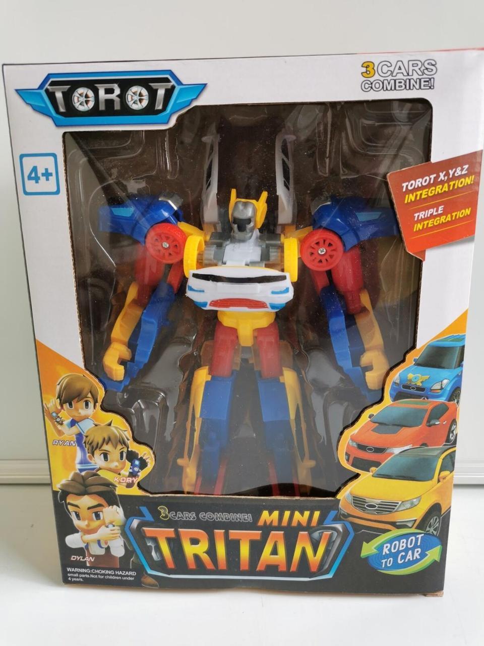 Робот - трансформер Тобот TRITAN 3 в 1 (тритан) - фото 1 - id-p172885744