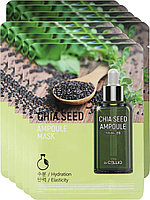 Маска тканевая Ампульная для лица с экстрактом семян чиа Dr.CELLIO CHIA SEED AMPOULE MASK