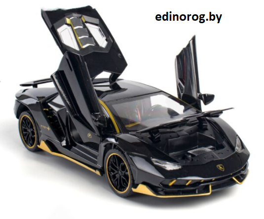 Машинка Металлическая Lamborghini Большой свет,звук. - фото 1 - id-p172903068