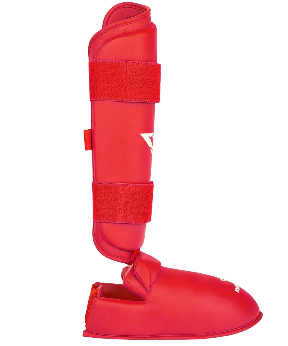 Защита голень-стопа INSANE FERRUM, красный (IN22-SG200-K-R) S, M - фото 2 - id-p167484540