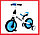 3940002B Беговел-велосипед 2 в 1 - Xtrike Run, съемные педали, съемные боковые колеса голубой, фото 2