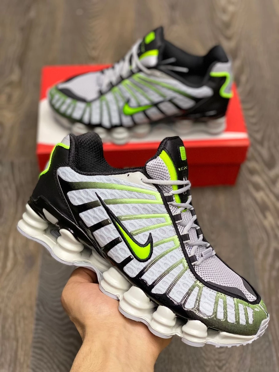 Кроссовки nike shox tl - фото 1 - id-p172940550