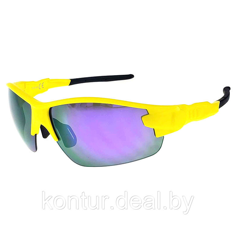 Очки солнцезащитные 2K SD-21503 (жёлтый матовый / фиолетовый revo) - фото 2 - id-p172941091