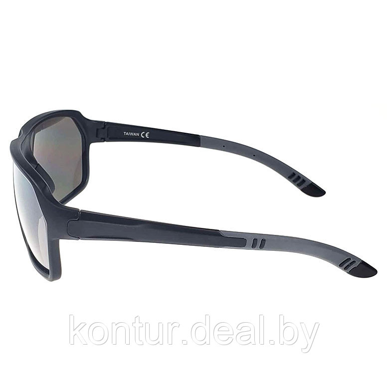 Очки солнцезащитные 2K SD-21506 (чёрный матовый / серебристый revo) - фото 3 - id-p172941104