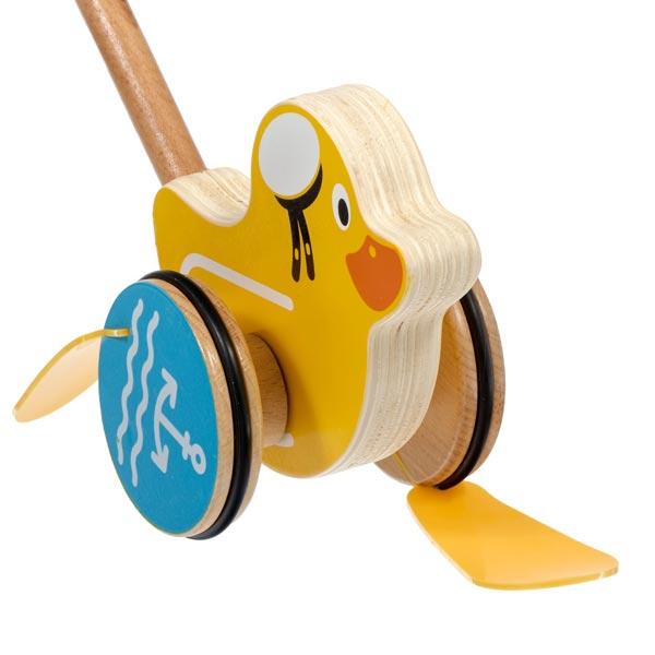 Игрушка-каталка Мир деревянных игрушек Утенок - фото 1 - id-p172868439