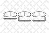 284 002-SX STELLOX 273 02=FDB576 !колодки дисковые п.\ Mazda 626 1.8-2.0D 87-90, Ford Probe 2.2 88-