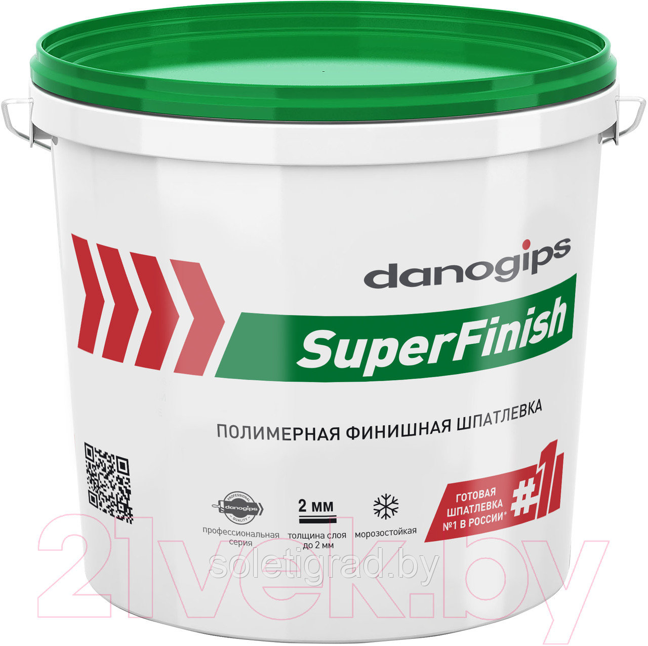 Шпатлевка финишная полимерная Damogips SuperFinish, 24 кг