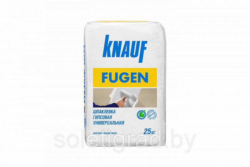 Шпатлевка гипсовая "KNAUF FUGEN", (для стыков ГКЛ, для стен и потолков), 25КГ