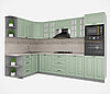 Угловая кухня Мила Деко 1,68х3,0 фабрика Интерлиния, фото 4